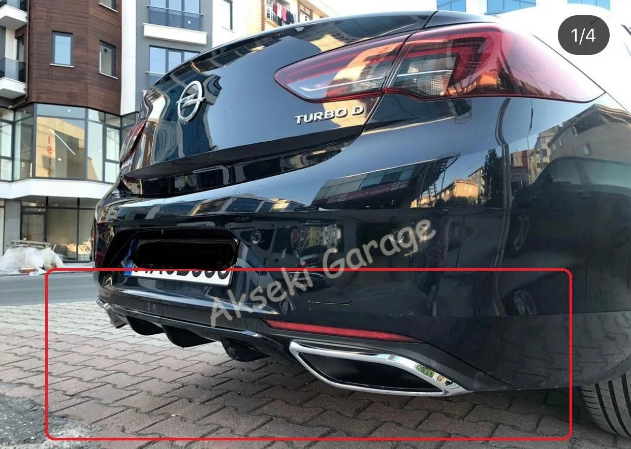 For Opel insignia Grandsport GSI 2017-2020 models rear bumper diffuser-auto styling car accessories modify spoiler flap