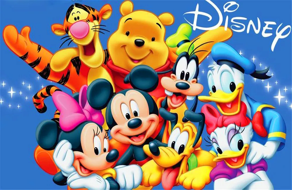 

Disney Full Diamond Paintings Mickey Donald Pooh Diy Diamond Embroidery Painting Decoration Gift for Family Decorative Pattern