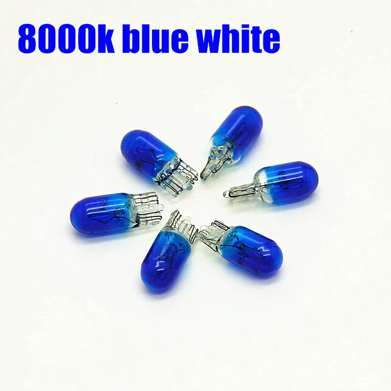 100 Stück Weiße T10 W5W 501 194 Klare Signalleuchte Glas 12V 5W W2.1x9.5d Einzelfilament Autolampe Autobeleuchtung – Detail 16