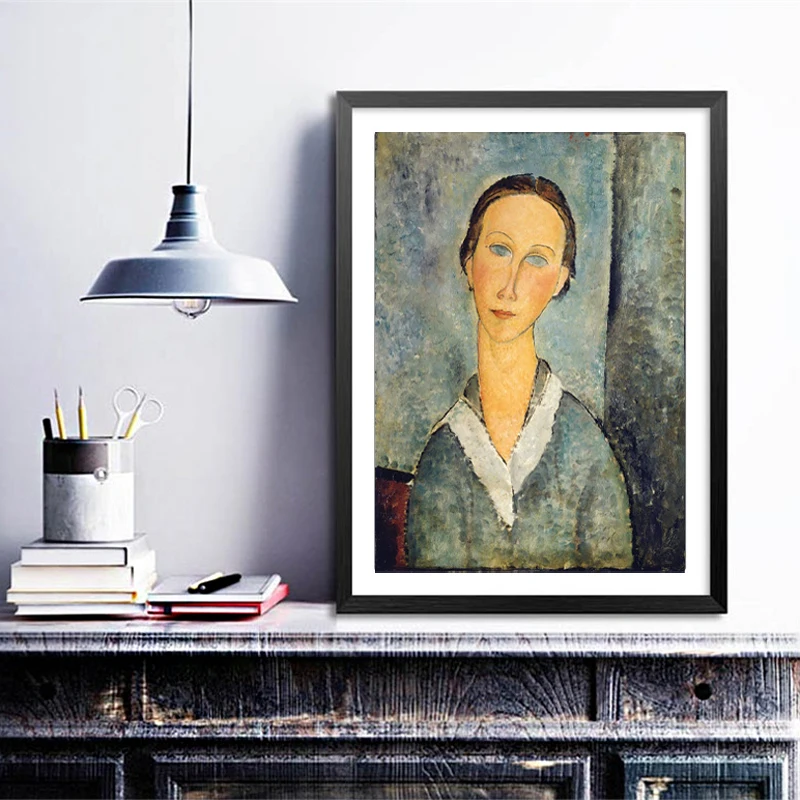 Amedeo Modigliani Famous Fine Art Canvas Print Antique Paint Poster Abstract Painting Wall Picture Living Room Wall Art Decor