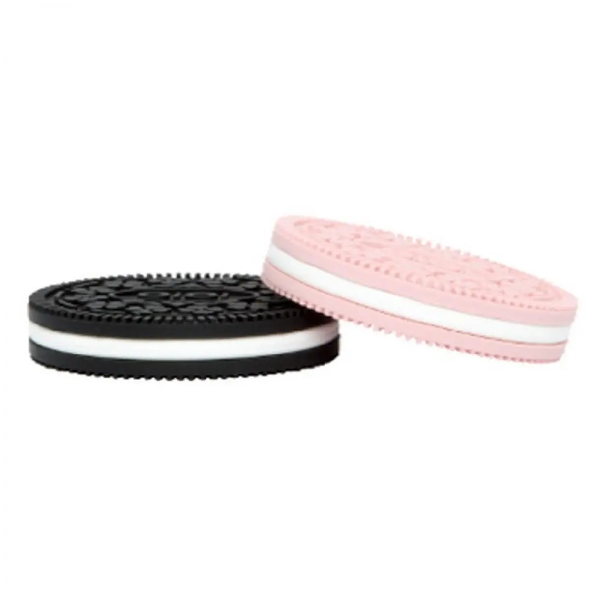 Oioi Cookie Black & Roze Bijtring 2 Stuks