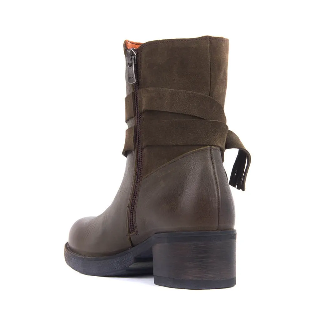 Segel-Lakers Frauen Leder Stiefel