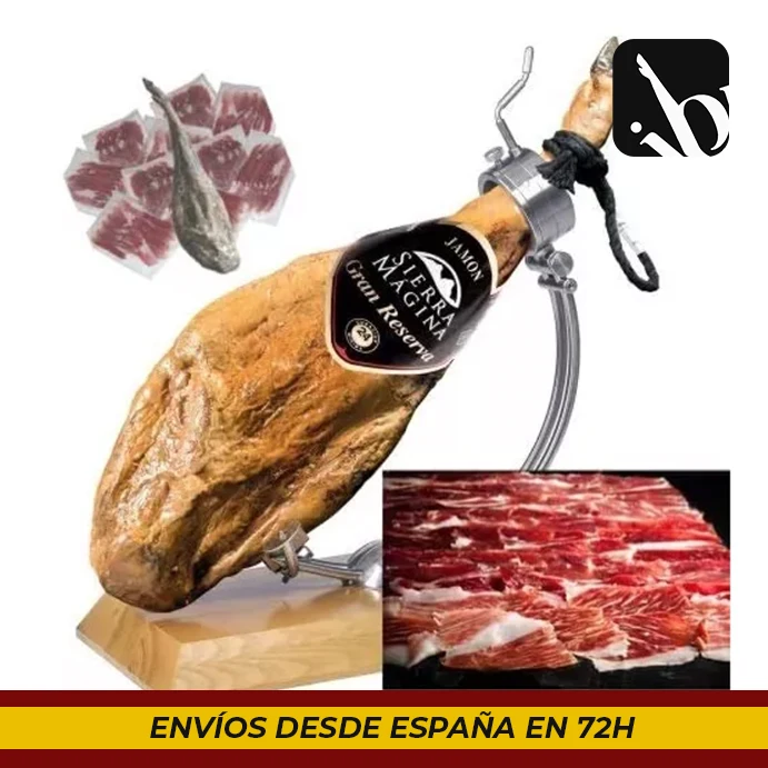 PREMIUM ham sliced broken up and presented in vacuum packed envelopes of 200 gr ,taquitos and bone.🇪🇸Shipments from Spain in 72H🇪🇸