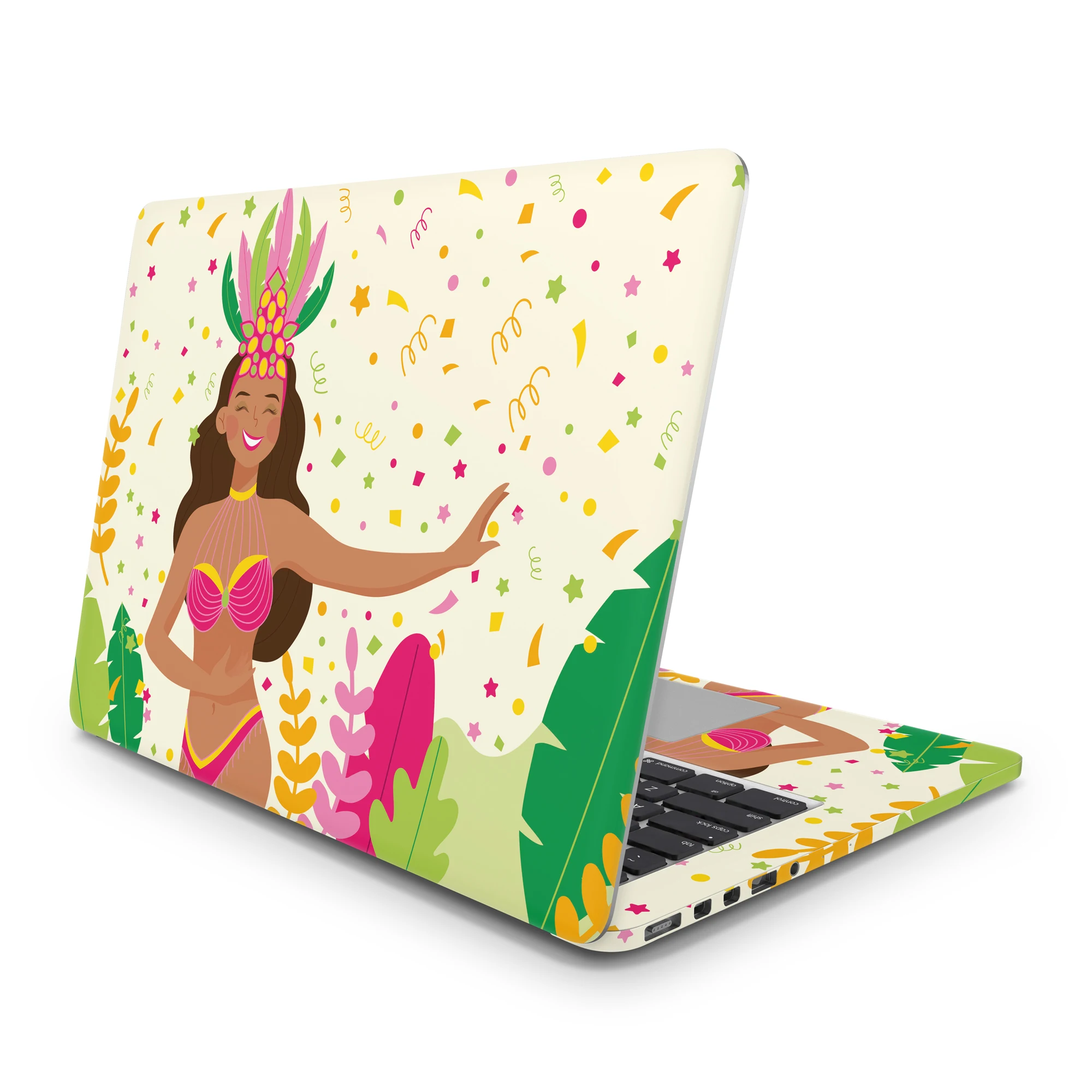 Sticker Master Brazilian Carnival Laptop Vinyl Sticker Skin Cover For 10 12 13 14 15.4 15.6 16 17 19 