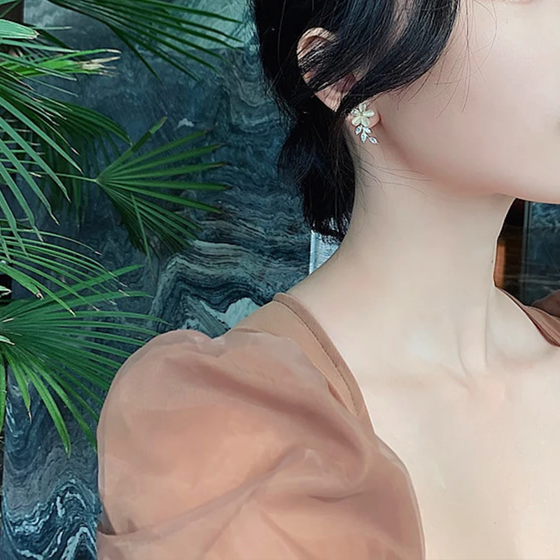 Heißer Verkauf Exquisite Luxus Zirkon Ohrringe Für Frauen AAA Zirkon Glänzenden Strass Geometrische Ohrring Party Hochzeit Schmuck – Detail 22
