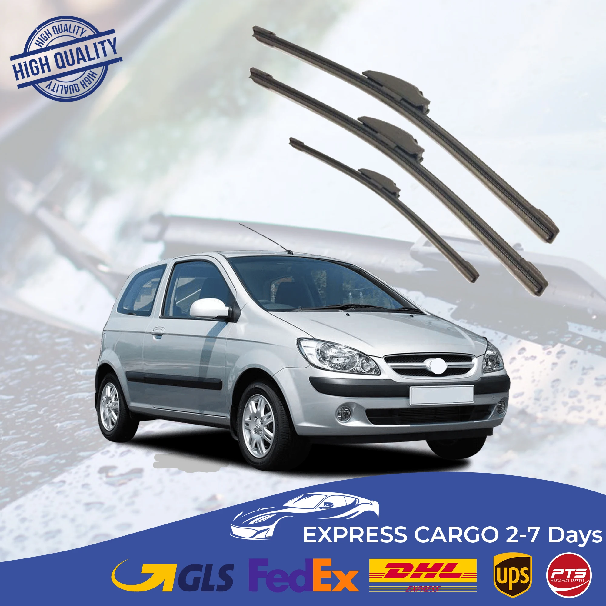 

Car Wiper Blade For Hyundai Getz (2002-2011) Auto Windscreen Windshield Wipers Blades Window Wash Front Rear