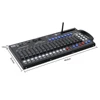DMXレシーバー付きワイヤレスDMXMXコントローラーコンソール,バッテリー駆動,ステージ照明,モバイル,DJコントローラー,超薄型,384ch,dmx 512 3