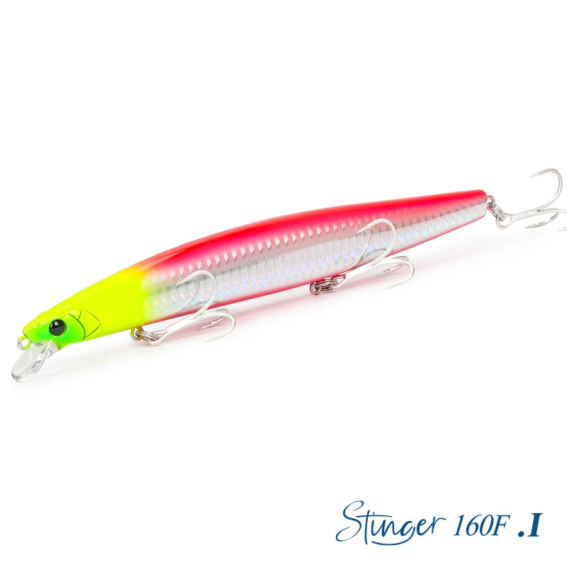 TSURINOYA Ultra-lange Casting Schwimmende Minnow Angeln Köder STINGER 160F 163mm 31g Meer Angeln Künstliche Harten köder Seebarsch Köder