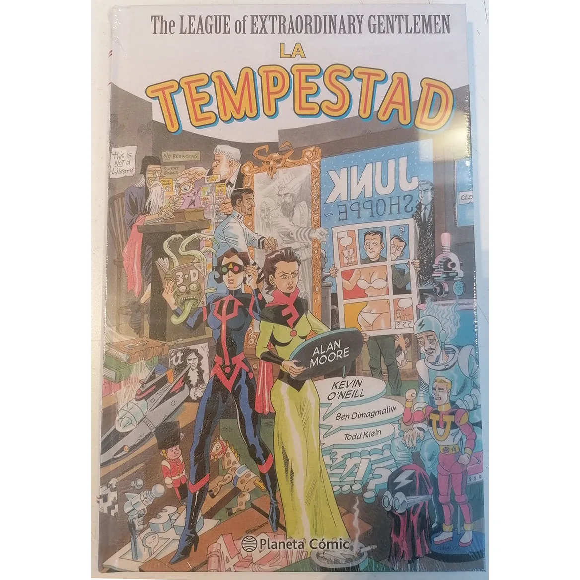 American, THE LEAGUE OF EXTRAORDINARY Gentleman LA TEMPESTAD, ED. Planet, year 2021, author ALAN MOORE, COMIC in Spanish