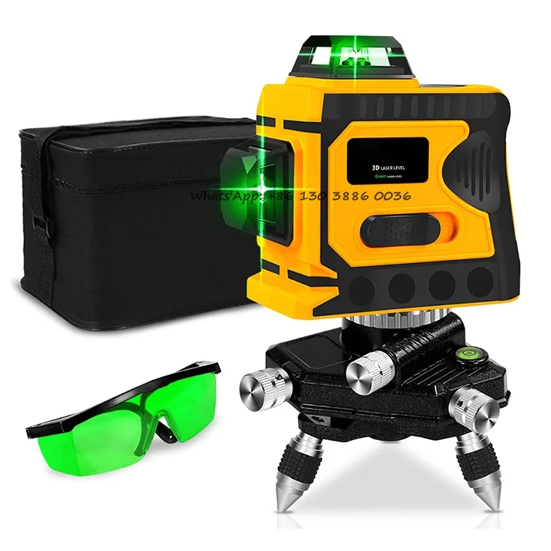 

Factory Direct Sales 12 Lines 3D Green Beam Light Self-leveling 360 Horizontal And Vertical Super Powerful Cross Laser Level