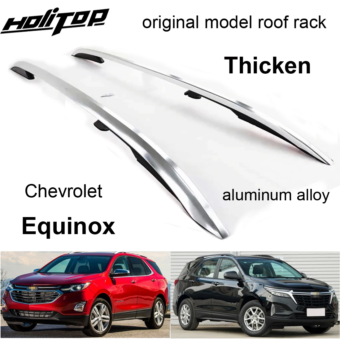 roof rack roof rail roof bar for Chevrolet Equinox 2017 2018 2019 2020 2021 2022 2023 2024,OEM style,aluminum,easy installation