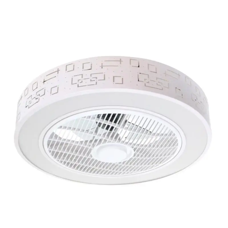 Ceiling fan with light LED lamp 36W App Control with remote Control dimmable light cold/neutral/warm light ww51 * H24cm