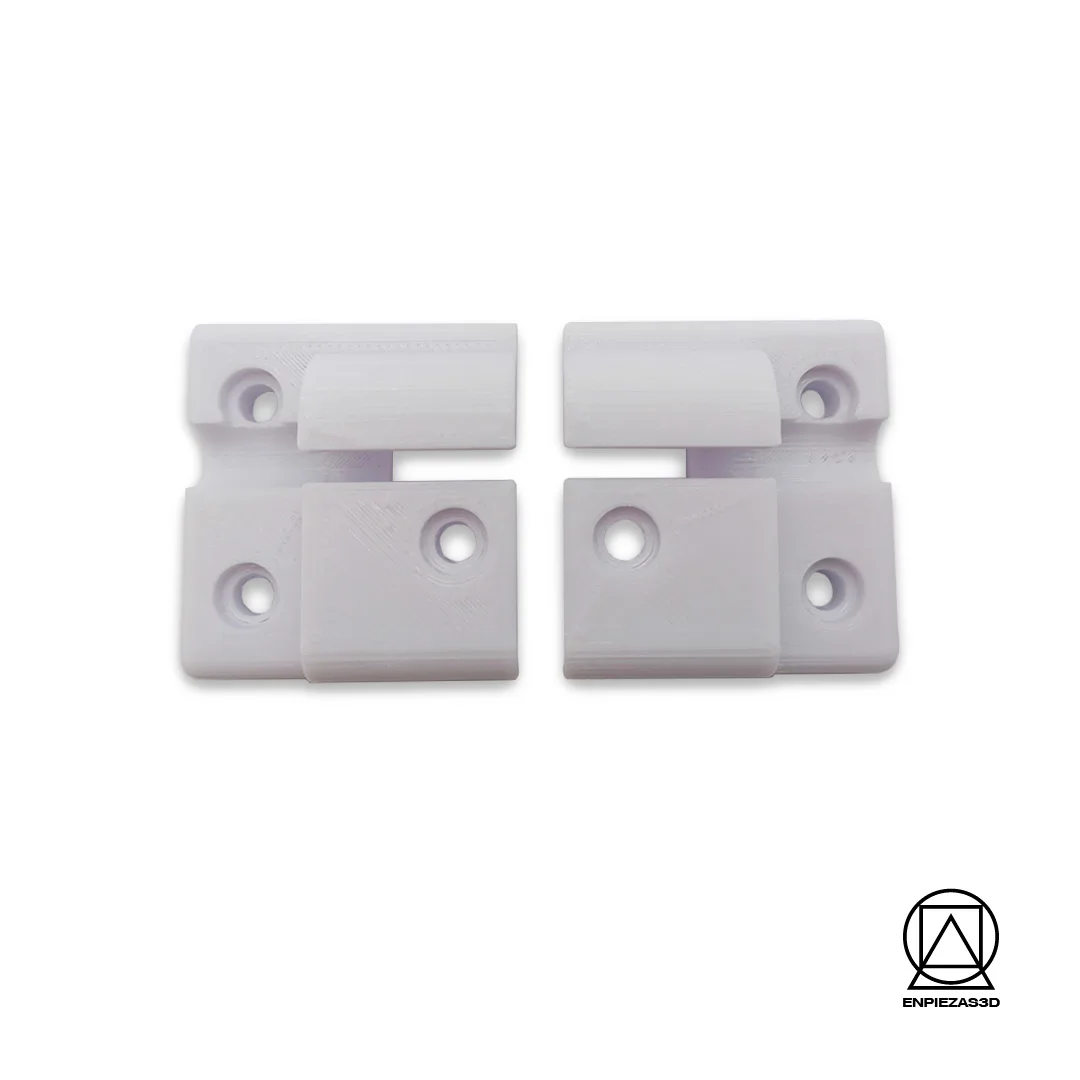 Terminal guía perfil Caravana compatible Modelo 3, repuesto terminales final guías ventana varios modelos 40x43 Hobby. Airstream. Knaus. Moncayo. Sun Roller. Tabert. Sterckeman. Turmo.