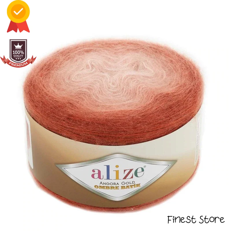 Alize Angora Gold Ombre Cake Yarn |150gr/825mt %20 Wool - %80 Acrylic| Thread Sewing Tools Braid Rope Stitching Yarns String For