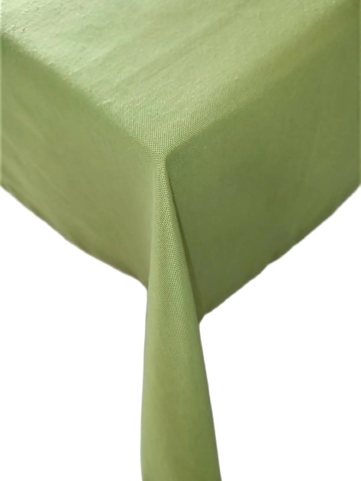 Linen Textured Green Tablecloth Wedding, Party,Sofa Cover Turkish Cotton For Rectangle Table