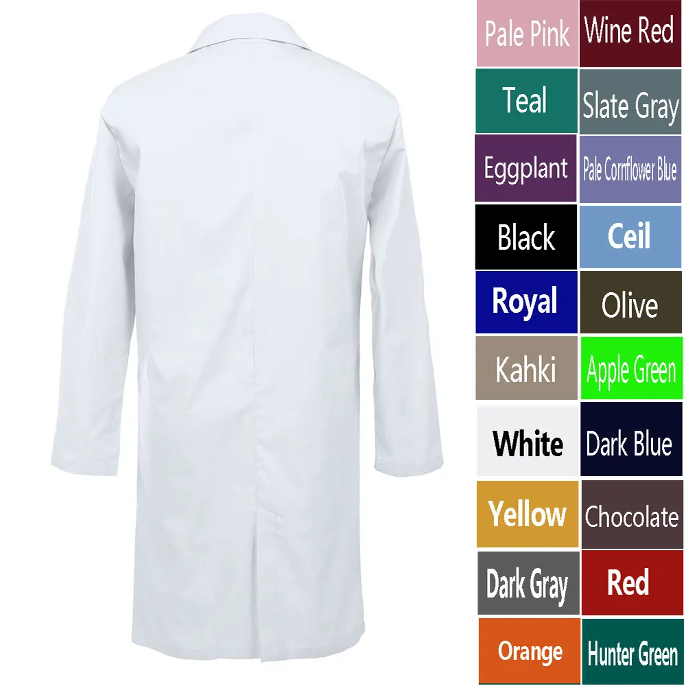 Men's Lab Coat Laboratory Workwear