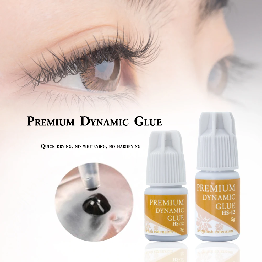 Wholesale Private Label Korea Lash Extension Volume Waterproof Adhesive HS 12 Dynamic Glue For Eyelash Glue