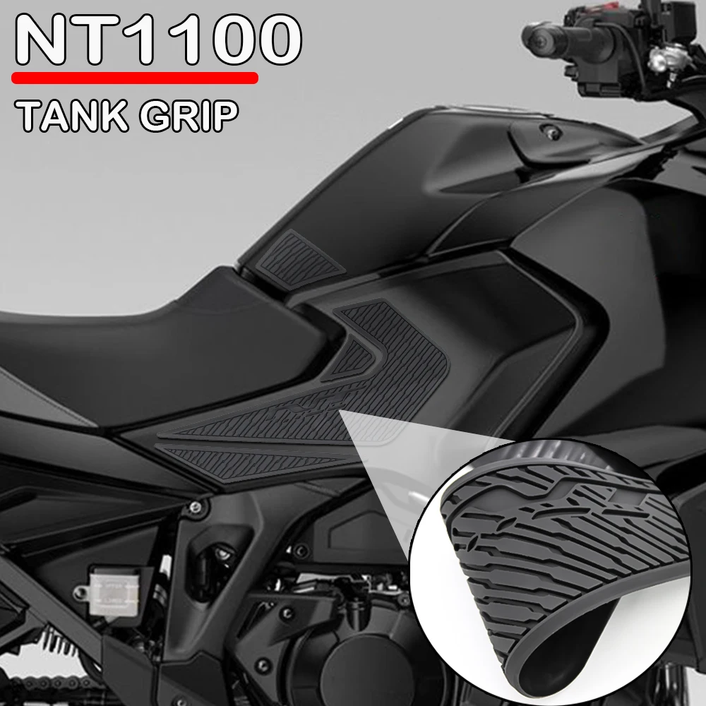 For HONDA NT1100 Fuel Tank Pad Tank Grips Knee Pad Grip Pad Tank Protection Decal Gas Knee Grip Traction Pads for NT 1100