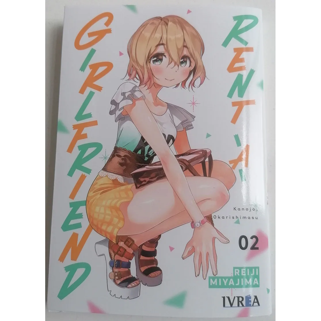 MANGA SHONEN, RENT A GIRLFRIEND No. 2, year 2021, ED. IVREA, author REIJI MIYAJIMA, COMIC in Spanish, TEBEO