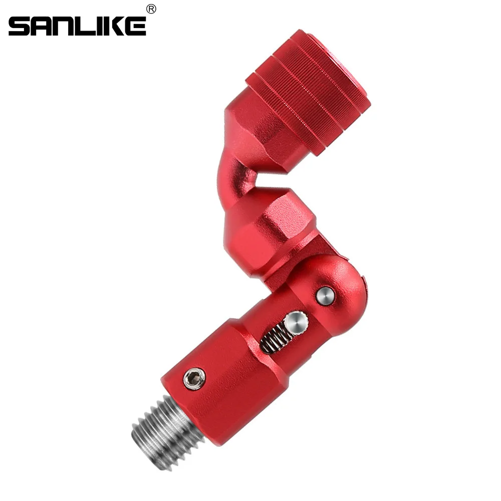 

SANLIKE Folding Joint 1/2inch Standard Head Quick Release Connector for Fishing Landing Net Head Aluminum Alloy Adapter