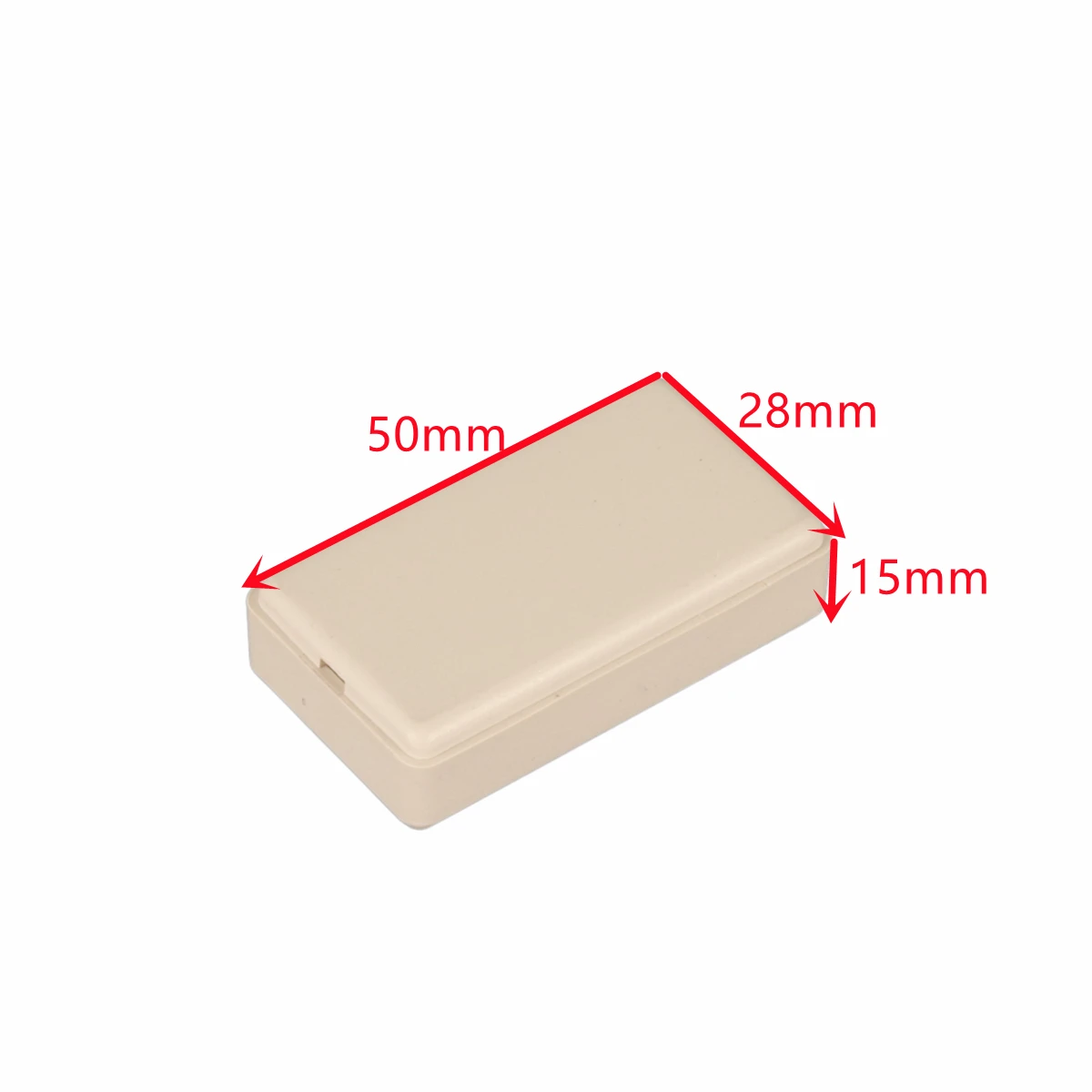 2PCS Waterproof White DIY Housing Instrument Case Plastic Project Box Storage Case Electronic Supplies Enclosure Boxes