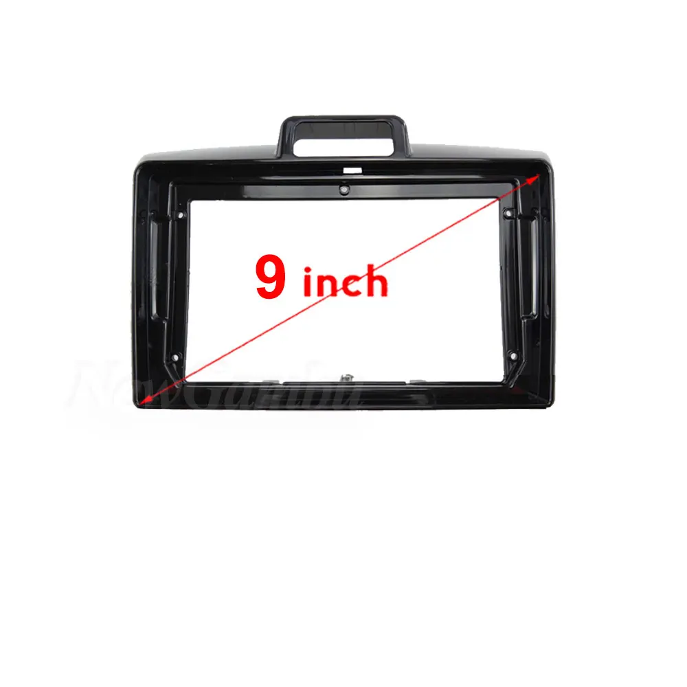 9 inch For Toyota Corolla Axio Fielder 2015 2016 2017 Frame Audio Adaptor Dash Trim Kits Facia Panel  Radio Player screen 2 Din