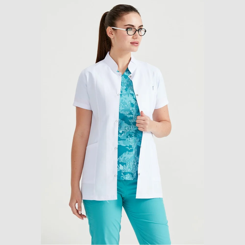 

Labcoat,labcoat short sleeve,Minart Lab Coat,short sleeve, apron,steep collar labcoat,hospital uniform,doctor uniform