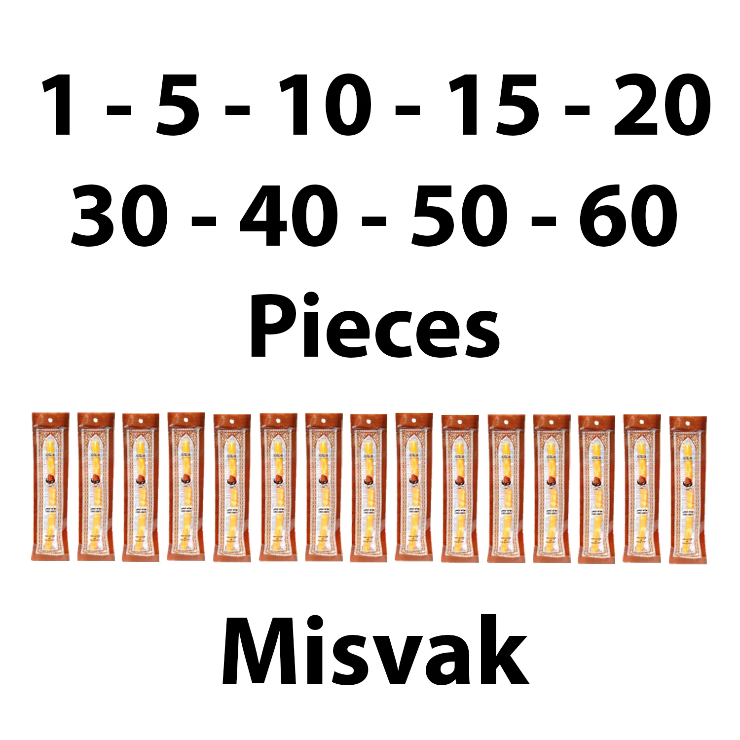 Set of 1 5 10 15 20 30 40 50 60 Pieces Miswak Sewak Chew Stick Natural Tootbrush Misvak Miswaak Teeth Cleaner Free Shipping