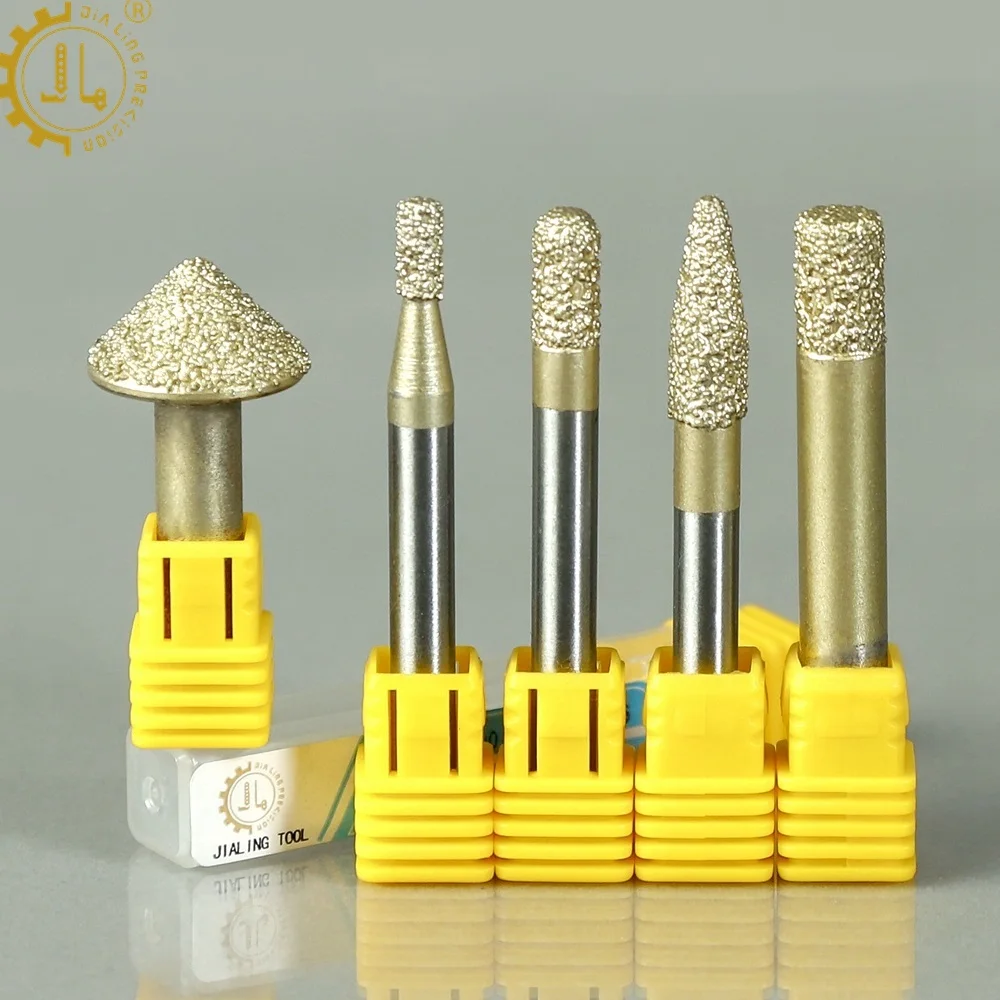 CNC Diamond Stone Carving Tools Milling Cutter Granite Engraving Bits Tool For Marble Stone Carving