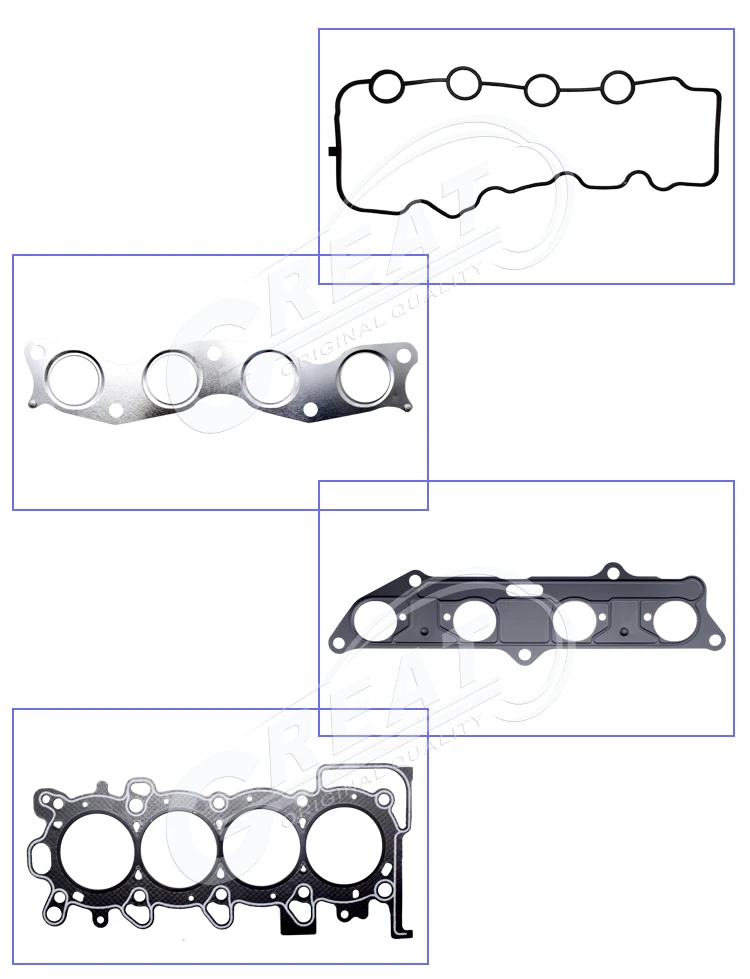 Auto Engine Cylinder Head Gasket Set OE 06110-REA-Z01 FOR FIT/JAZZ CITY L13A3