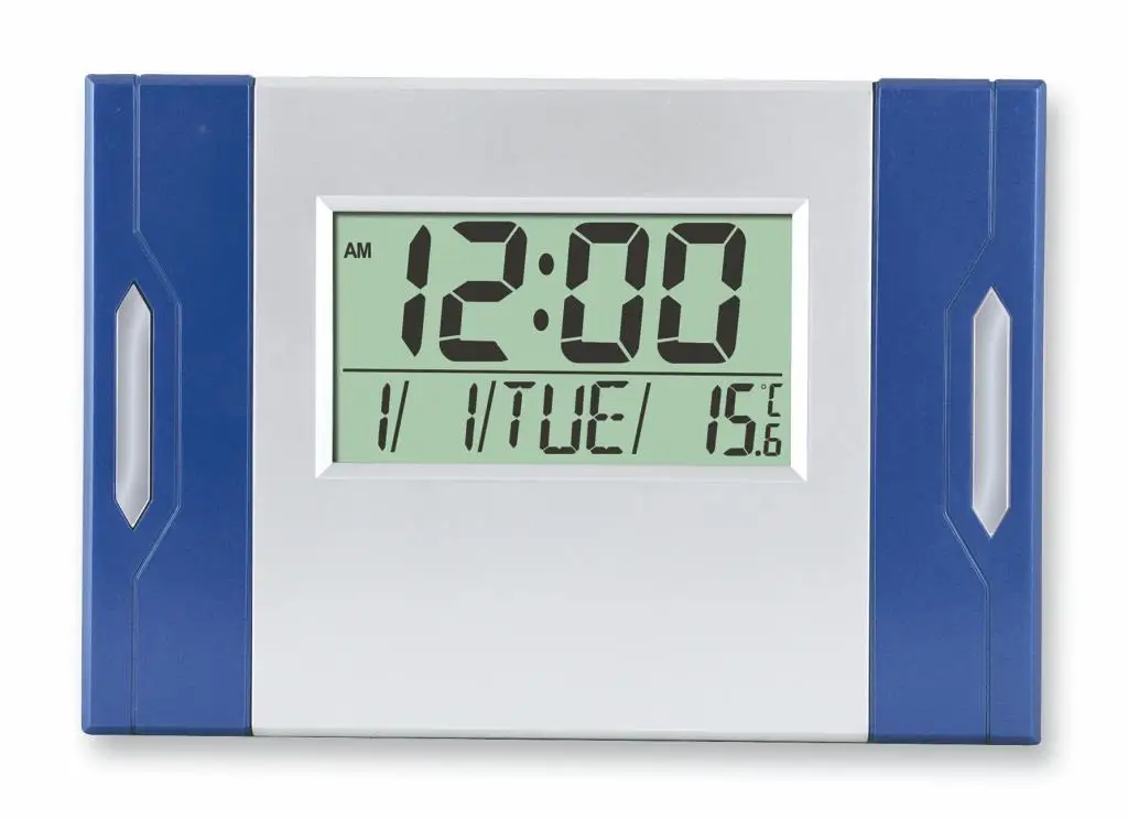 KENKO KK-6871 Wall and Table Clock-Calendar-Thermometer