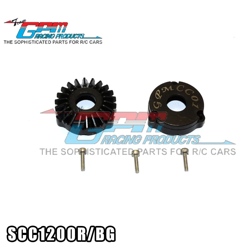 

GPM STEEL REAR DIFFERENTIAL OUTER GEARS - 1PR SET FOR TAMIYA CC01 UPGRADE