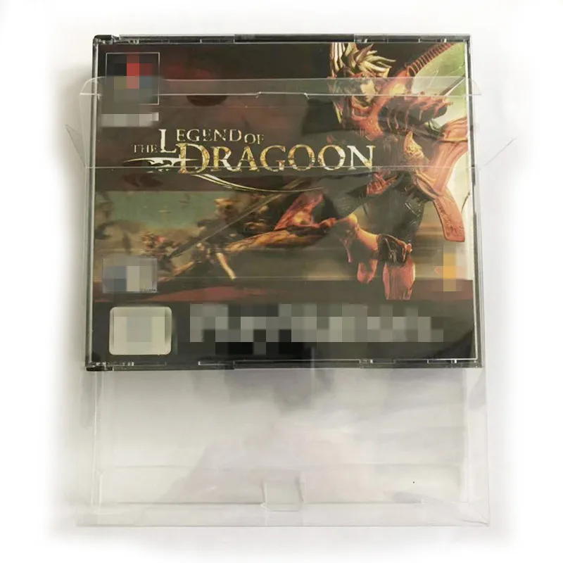 Box Protector For PS1 CD Multi Disc Jewel Case CIB Complete In Box Game Custom Clear Plastic Case