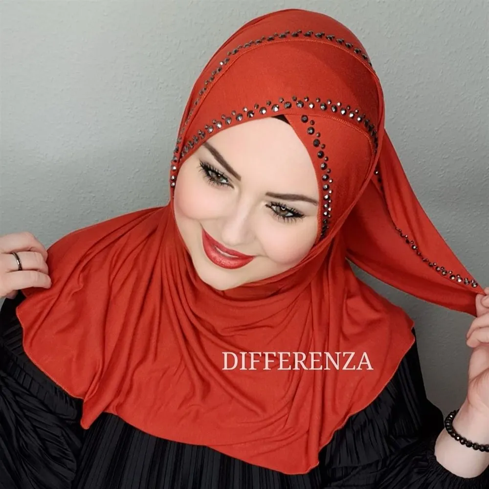 Hijab Wrap Turban Bonnet Shawls and Wraps Hijab Femme Musulman Islamic Turkey India African Embroidered وشاح عمامة