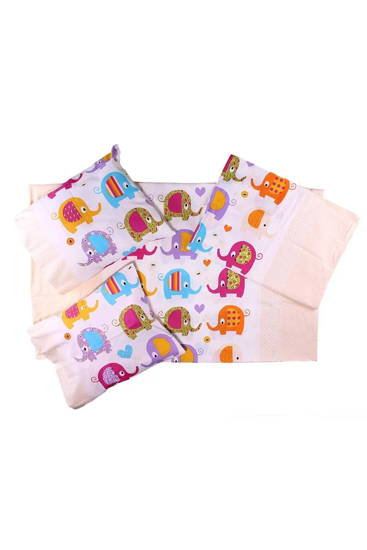 Newborn Raw White Duvet cover set baby children's bed cover duvet cover kit carsap pillow case quilt