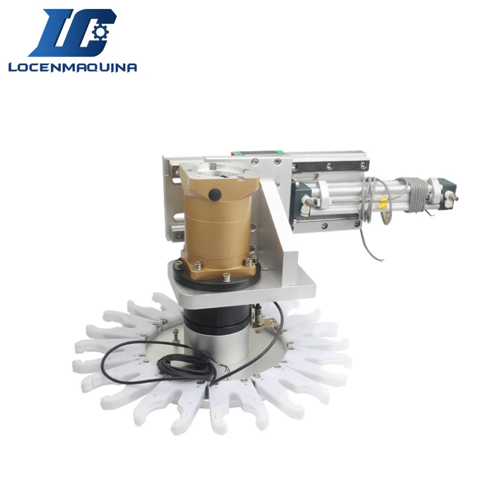 ATC CNC Router Disk Tool Bank ISO20 ISO25 ISO30 HSK63F BT30 BT40 with Reducer Cylinder
