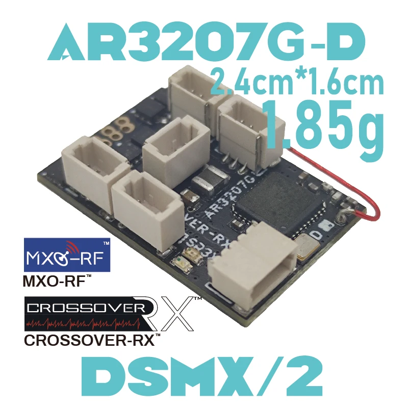 CROSSOVER-RX AR3207G-D/D+(DSMX/2) Built-in brushless ESC/GYRO/7CH MicroRX/TELEM