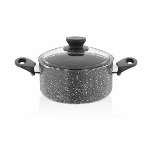 

20 CM Gray Color Granite Deep Cookware