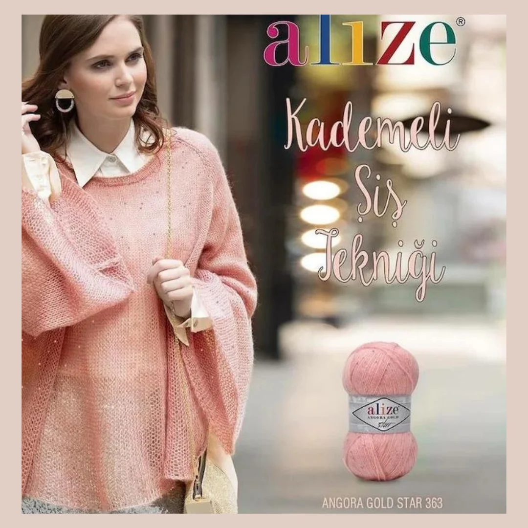 Alize Angora Gold Star przędza dziewiarska przędza akrylowa wełna przędza dzierganie ręczne szydełkowanie przędza zimowa miękka przędza,