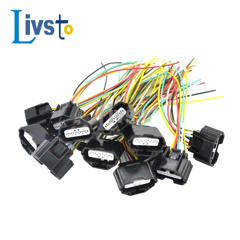 6 Pin 7283-8850-30 7282-8850-30 Auto Sensor Wire Harness Plug Air Flow Meter Connector For Nissan 350Z R35 GT-R V35