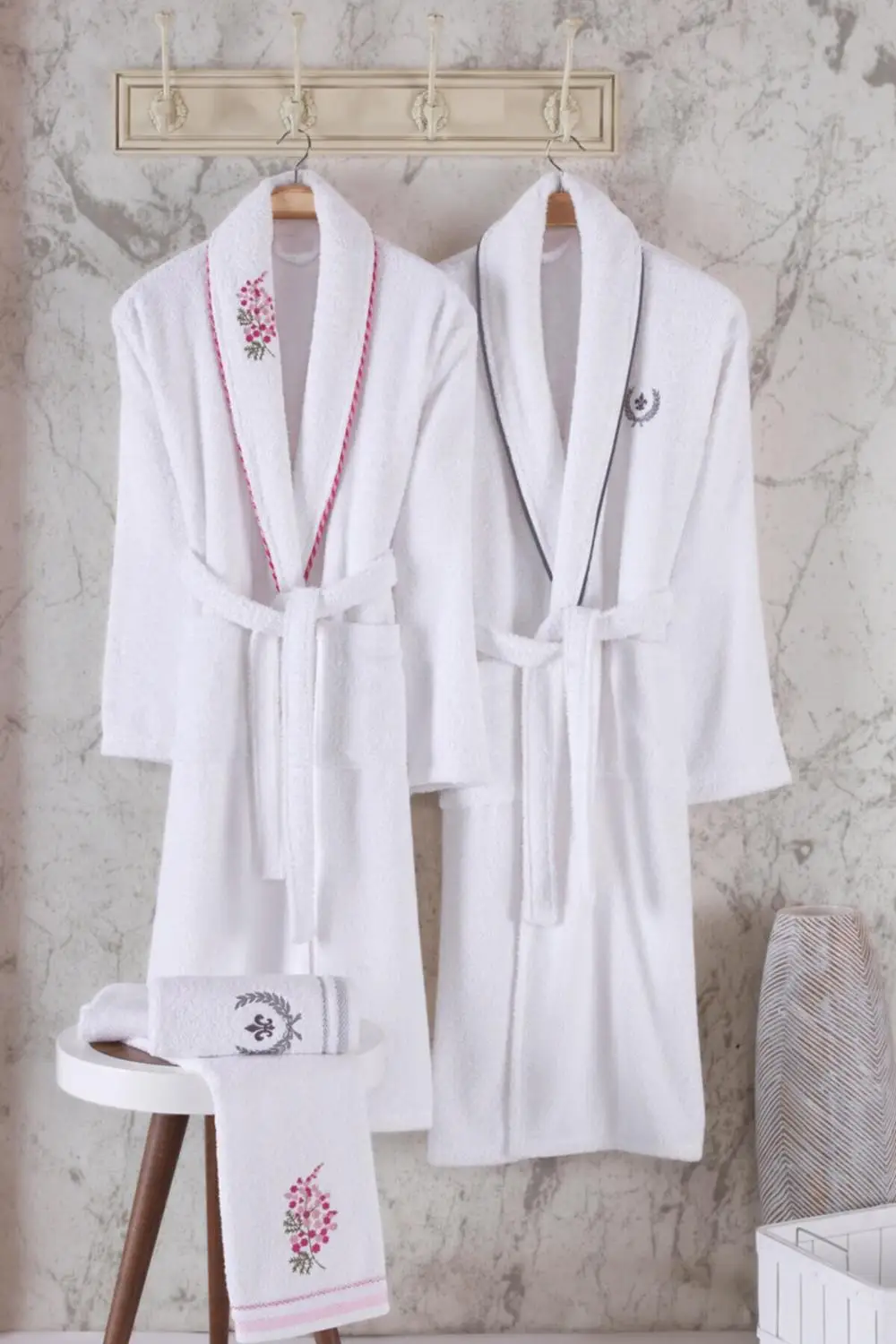 Men & Women Cotton Casual Kimono Bathrobe Autumn Winter Flannel Long Robe Thick Warm SleepweaR Nightgown Male Loose Home Wear