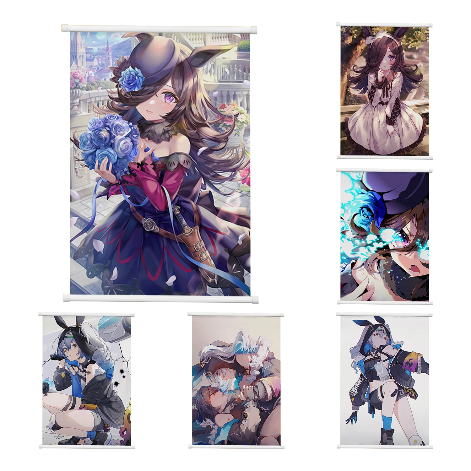 Hobby Express Honkai Impact 3rd Anime Home Decor Wall Scroll Decoration Poster Hanging Banner 60x90 BH2109-BH2116