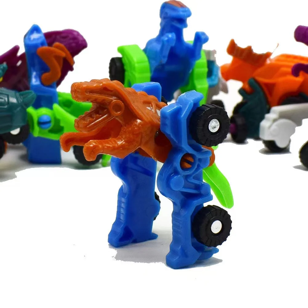 Transformation Dinosaur Car Capsules Toys Transparent Plastic Ball For Vending Machine Kids Action Figure Toys Christmas Gift
