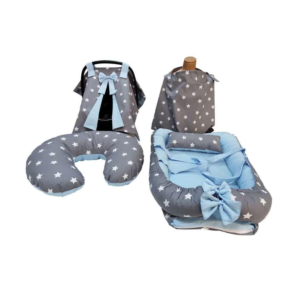 Baby Bedding Set Seat pad Breastfeeding Apron Mother Child Travel Bed Portable Nest New Newborn Crib Baby Accessories Sofa Furniture Kids Bed