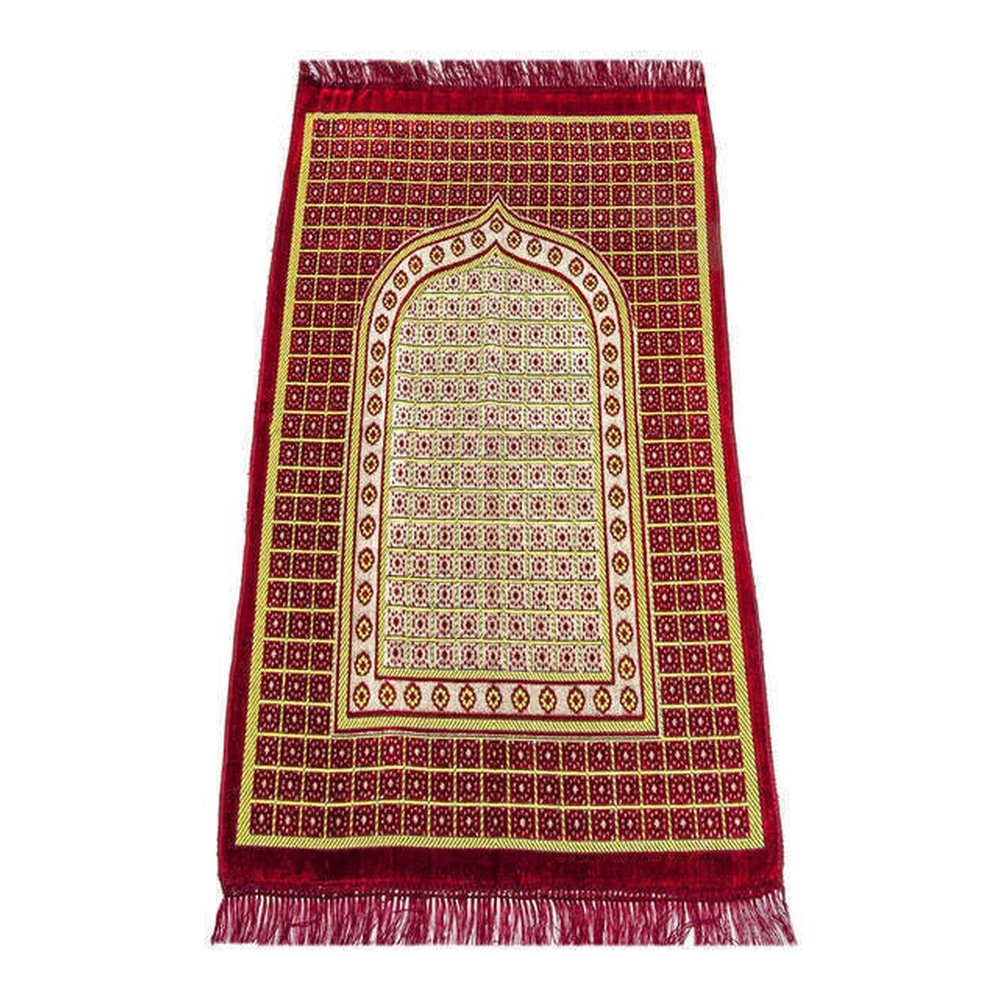 

IQRAH Economic Velvet Shipinger Seccade-0190-Red Color