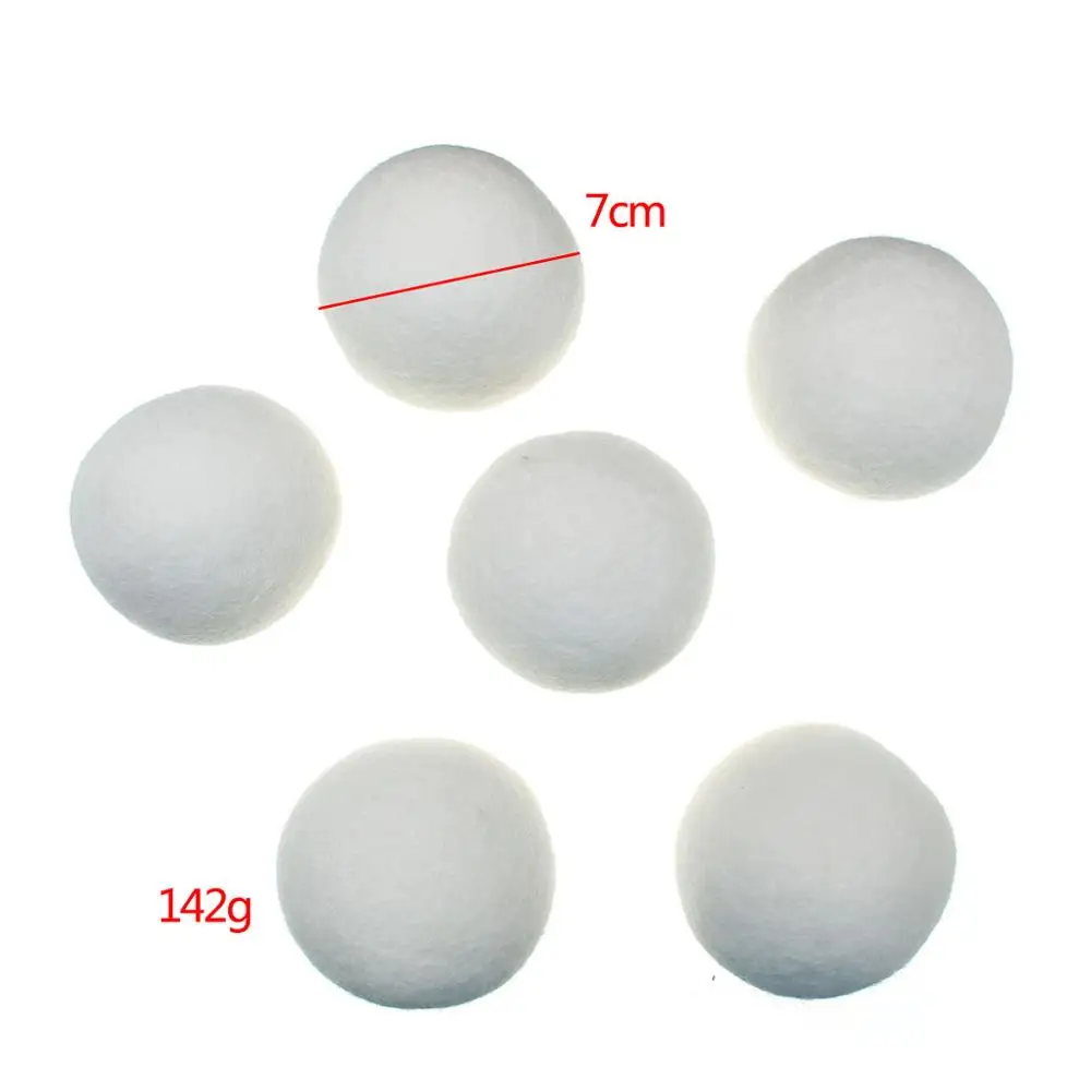 Laundry Clean Ball 6pcs/pack Reusable Natural Organic Laundry Fabric Softener Ball Premium Organic Wool Dryer Balls