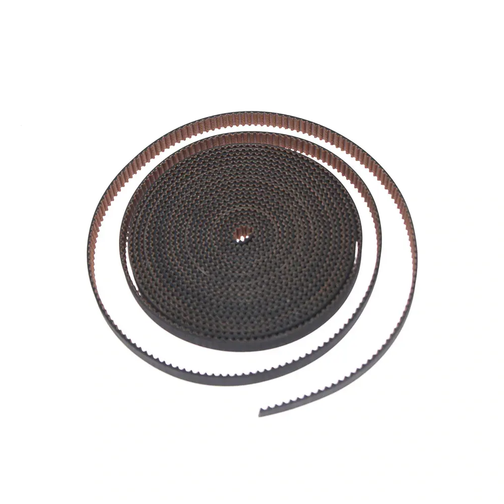 5M/6Mm Pu With Steel Core Rubber Fiberglass Timing Belt Gt2 Belt Black Color 2Gt Open Timing Belt 6Mm Width 5M For 3D Printer
