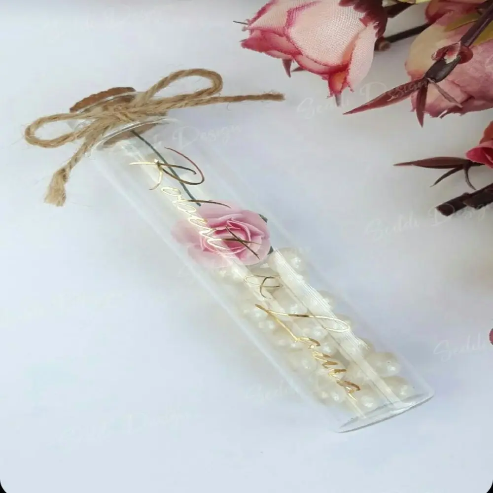 FLOWERING İNCİLİ PERSONALISED GIFT PROMISE ENGAGEMENT NİKAH DÜĞÜN GIFT 50 PCS.