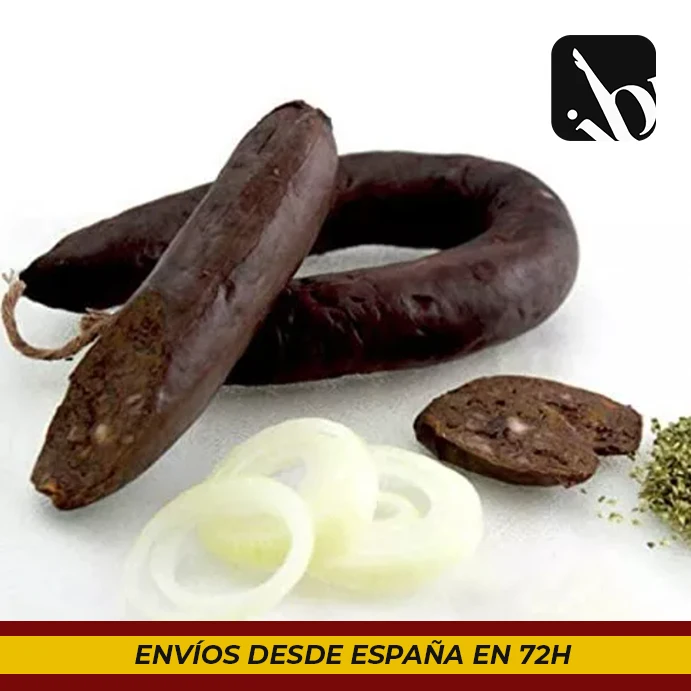 MORCILLA DE CEBOLLA AL VACÍO Elaboradas artesanalmente según receta tradicional,Las especias le confieren un sabor y aroma único