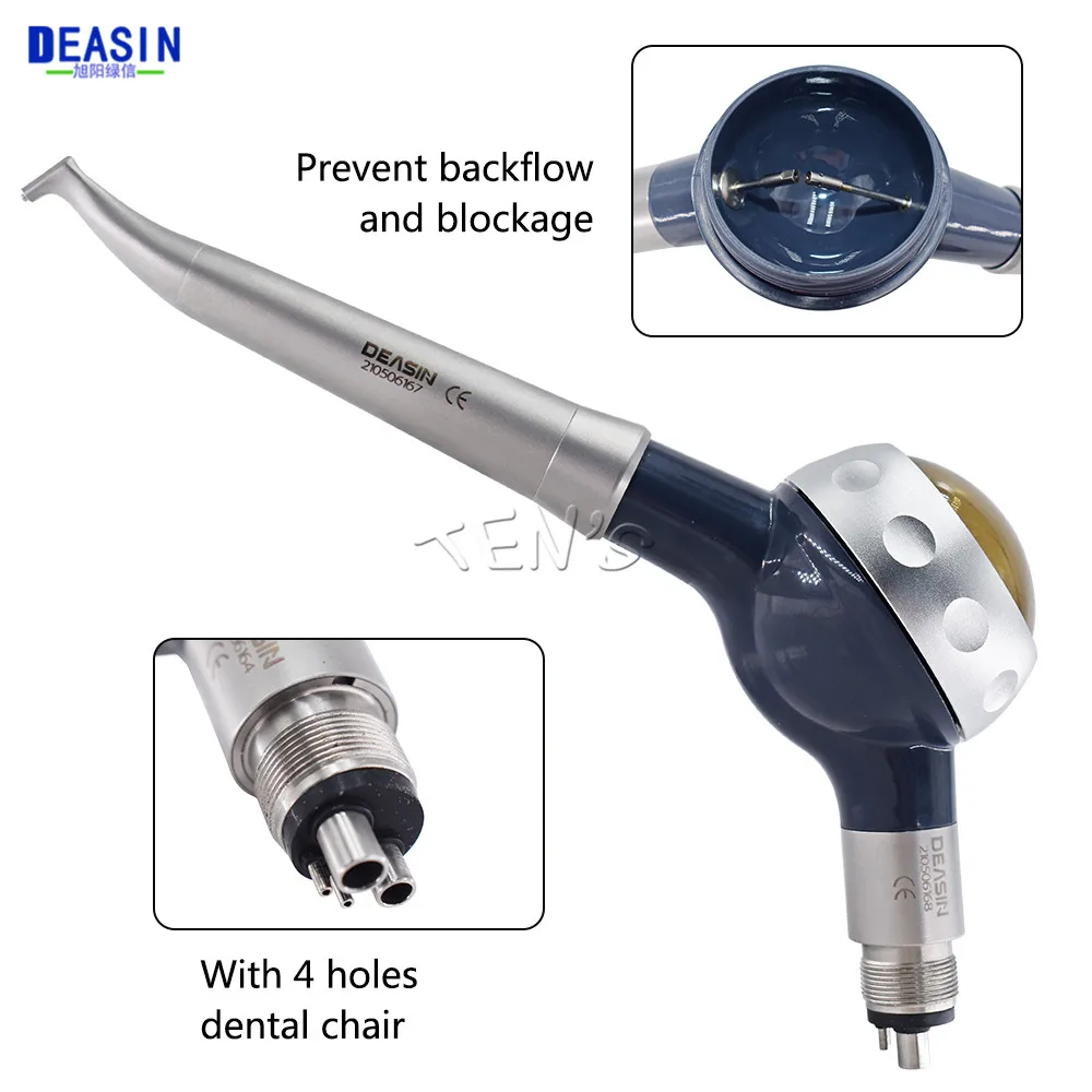 Dental Air Flow Teeth Polishing Polisher Handpiece Hygiene Prophy Jet 4 Hole Polisher Other Dental Equipment